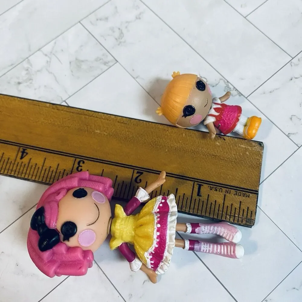 Miniature Lalaloopsy Dolls Sisters Sprinkle Spice & Crumbs Sugar Cookie Littles